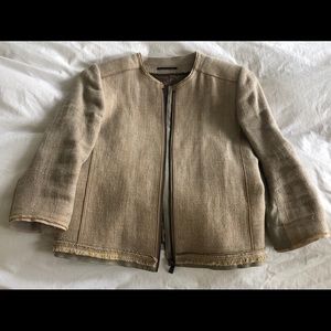 Elie Tahari Linen Blazer